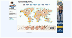 Desktop Screenshot of eltiempo10.com